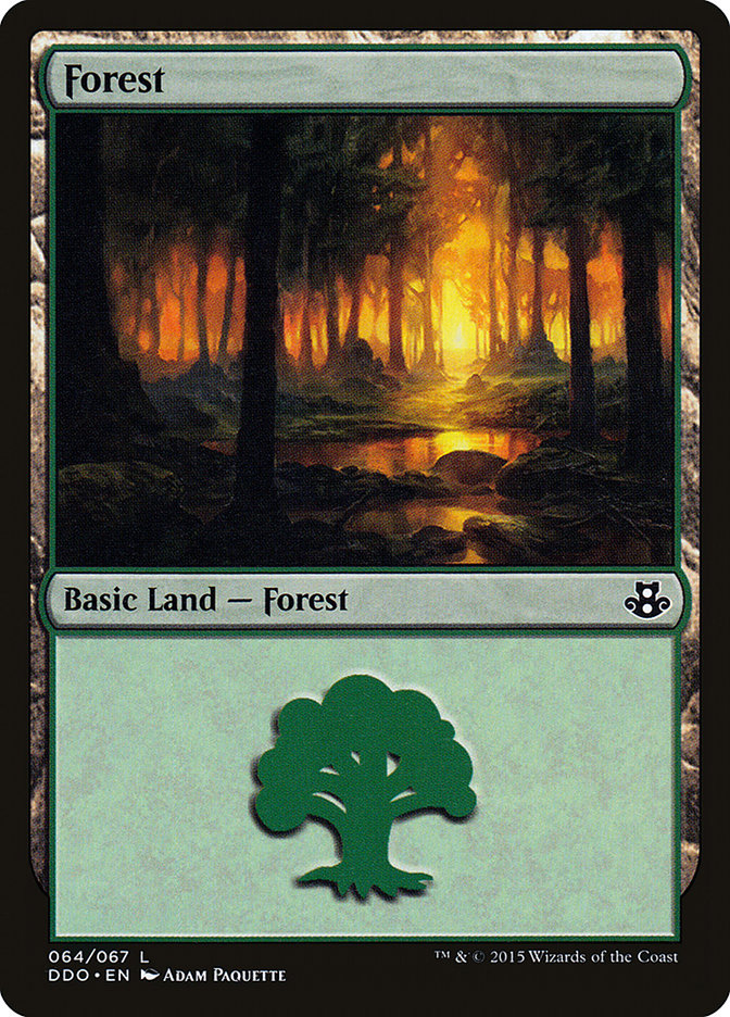 Forest (64) [Duel Decks: Elspeth vs. Kiora] | Yard's Games Ltd