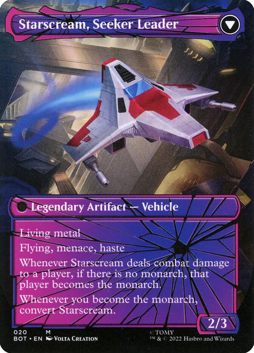 Starscream, Power Hungry (Shattered Glass) (Back)