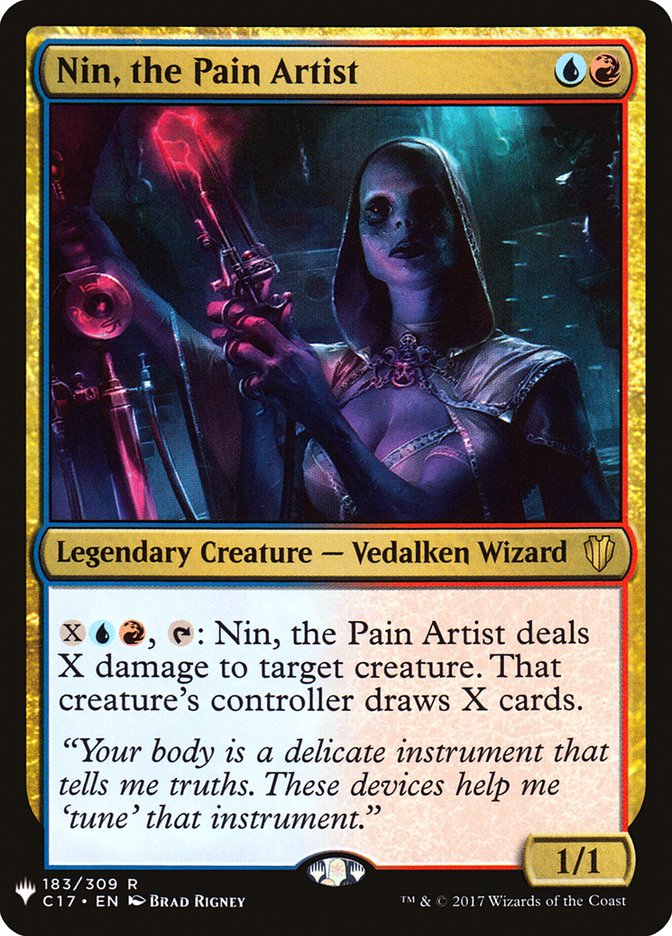Nin, the Pain Artist [Mystery Booster] | Yard's Games Ltd