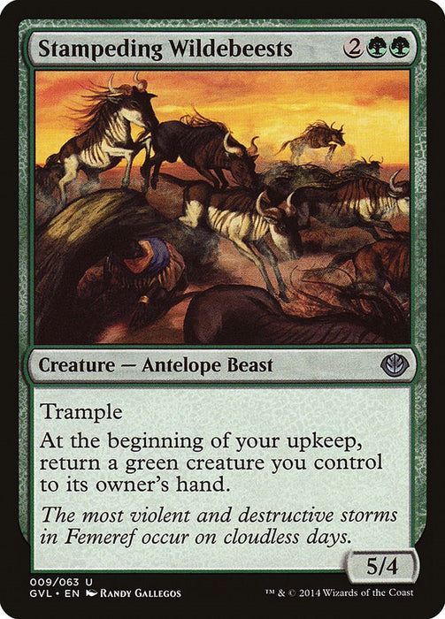 Stampeding Wildebeests [DD3 - 9]