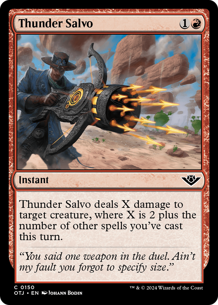 Thunder Salvo [Outlaws of Thunder Junction] | Yard's Games Ltd