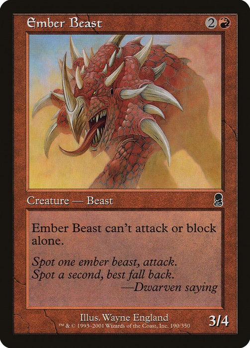 Ember Beast [ODY - 190]