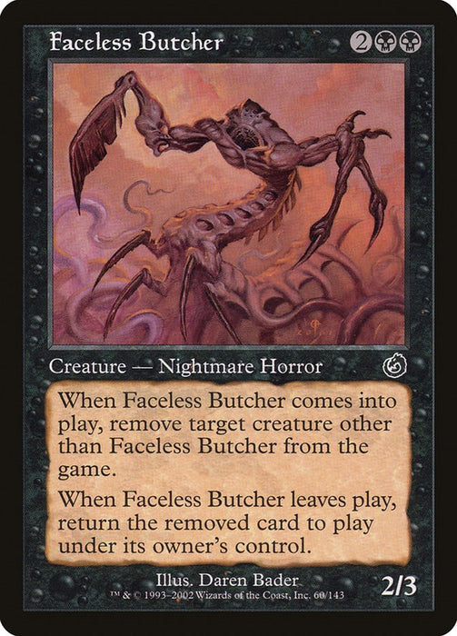 Faceless Butcher [TOR - 60]