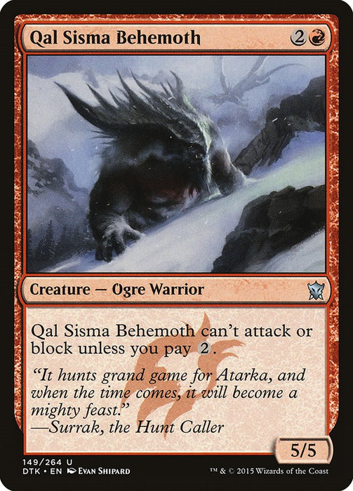 Qal Sisma Behemoth [DTK - 149]