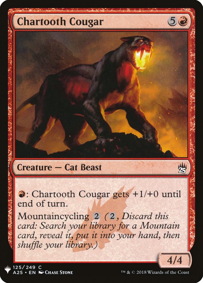 Chartooth Cougar [Mystery Booster] | Yard's Games Ltd