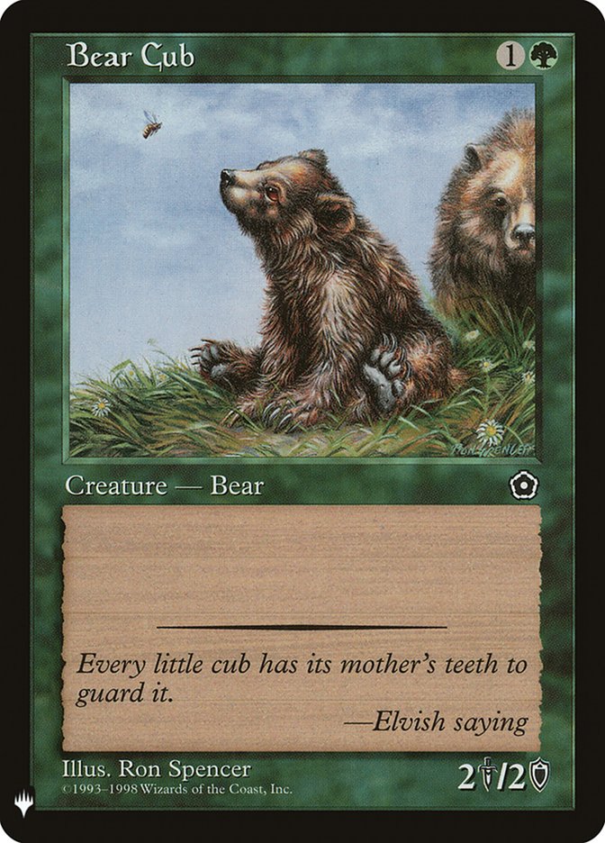 Bear Cub [Mystery Booster] | Yard's Games Ltd