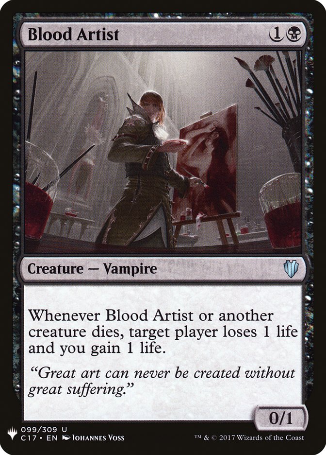 Blood Artist [Mystery Booster] | Yard's Games Ltd