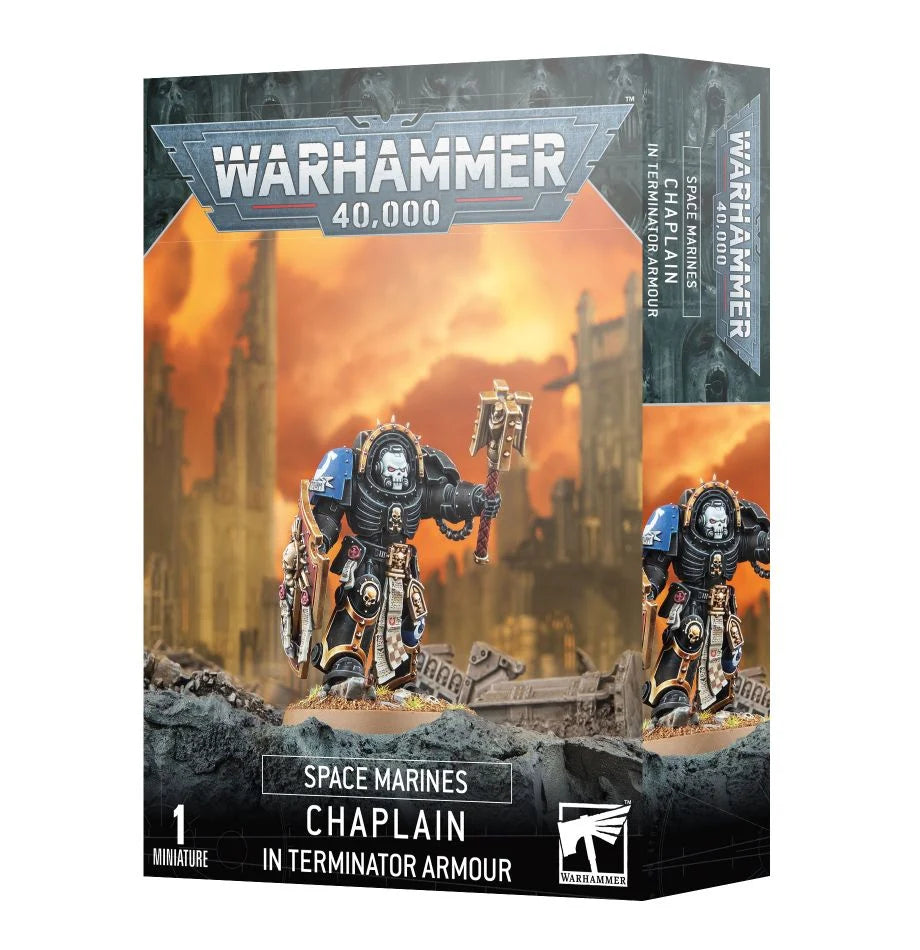 Warhammer: 40k - Space Marines - Chaplain in Terminator Armour | Yard's Games Ltd