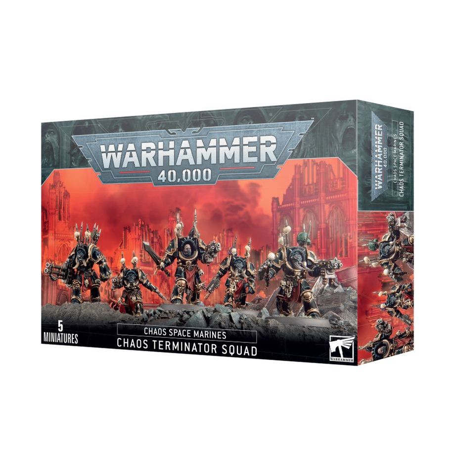 Warhammer: 40k - Chaos Space Marines - Chaos Terminator Squad | Yard's Games Ltd