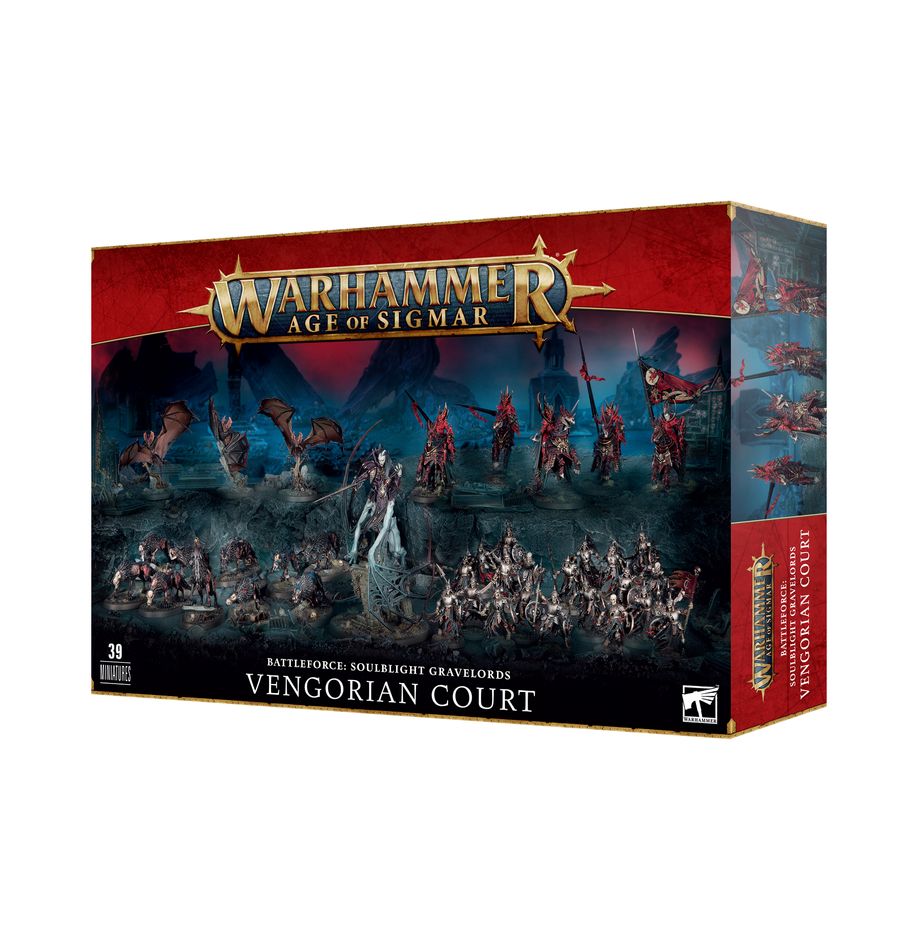Warhammer Age of Sigma: Battleforce: Soulblight Gravelords Vengorian Court | Yard's Games Ltd