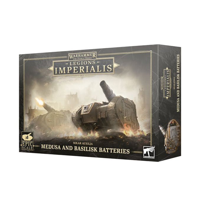 Warhammer The Horus Heresy - Legions Imperialis - Solar Auxilia - Medusa and Basilisk Batteries
