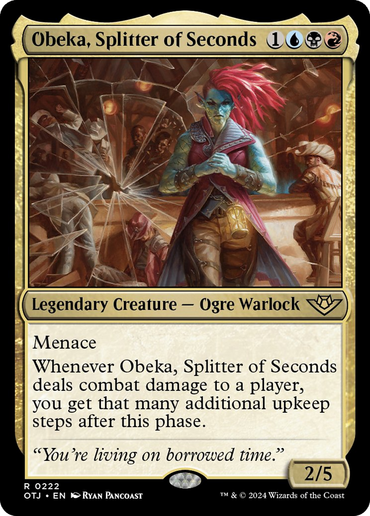 Obeka, Splitter of Seconds [Outlaws of Thunder Junction] | Yard's Games Ltd