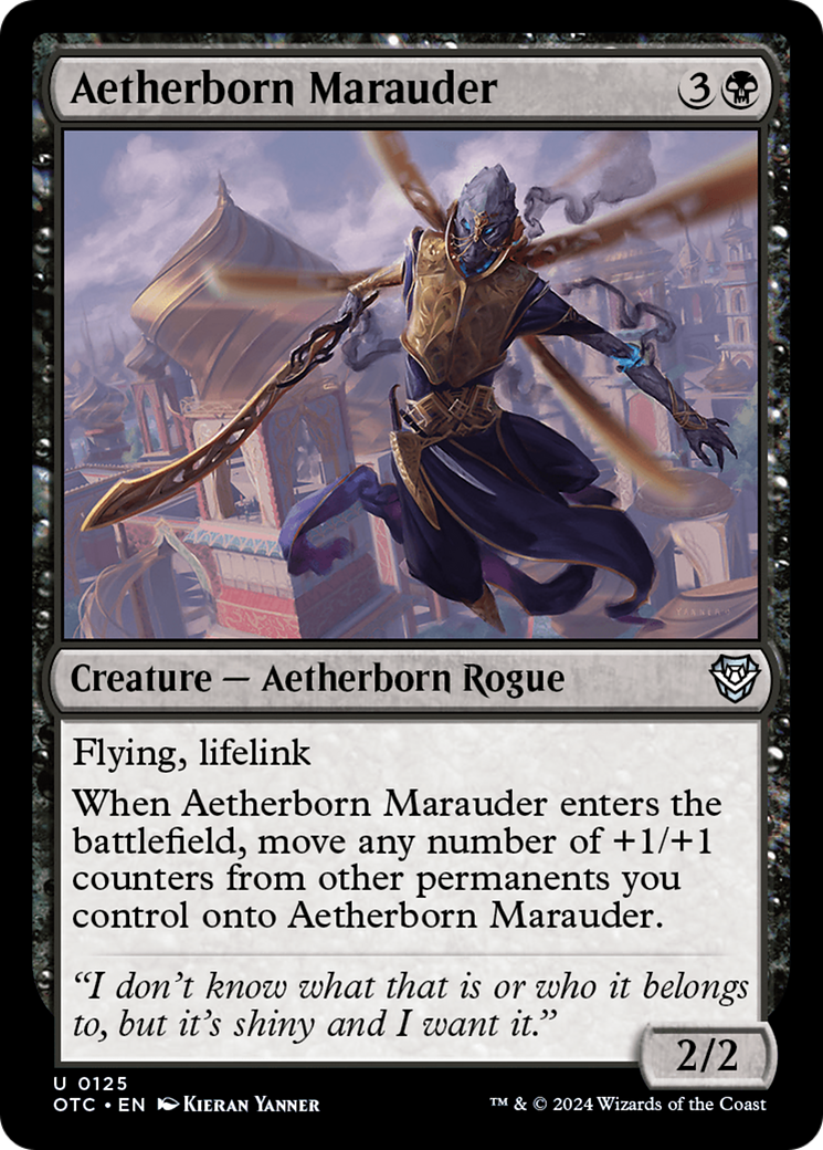 Aetherborn Marauder [Outlaws of Thunder Junction Commander] | Yard's Games Ltd