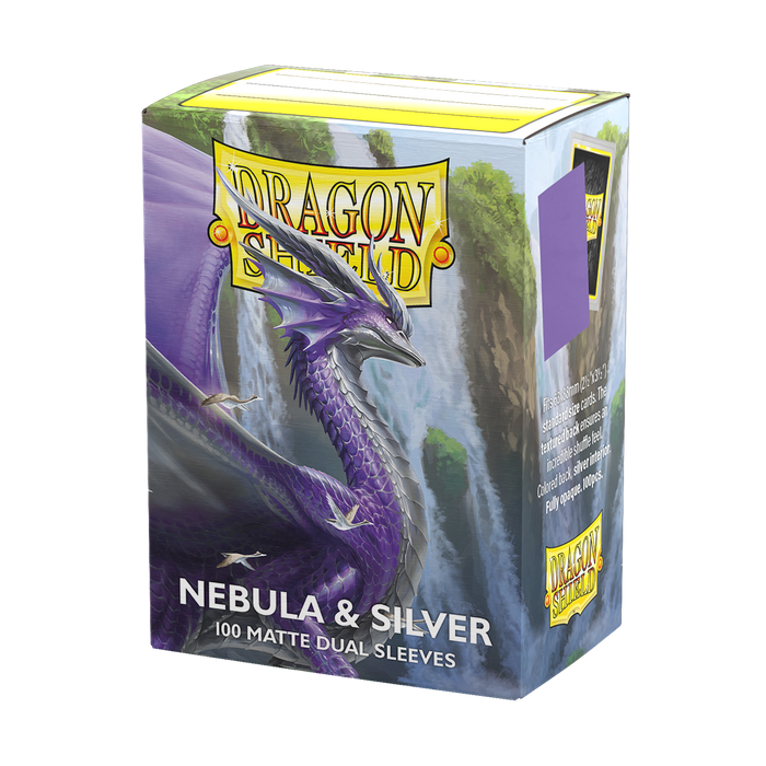 Dragon Shield: Standard 100ct Sleeves - Nebula & Silver