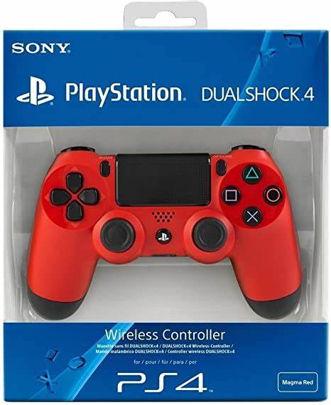 Sony PlayStation DualShock 4 Controller - Magma Red [New] | Yard's Games Ltd