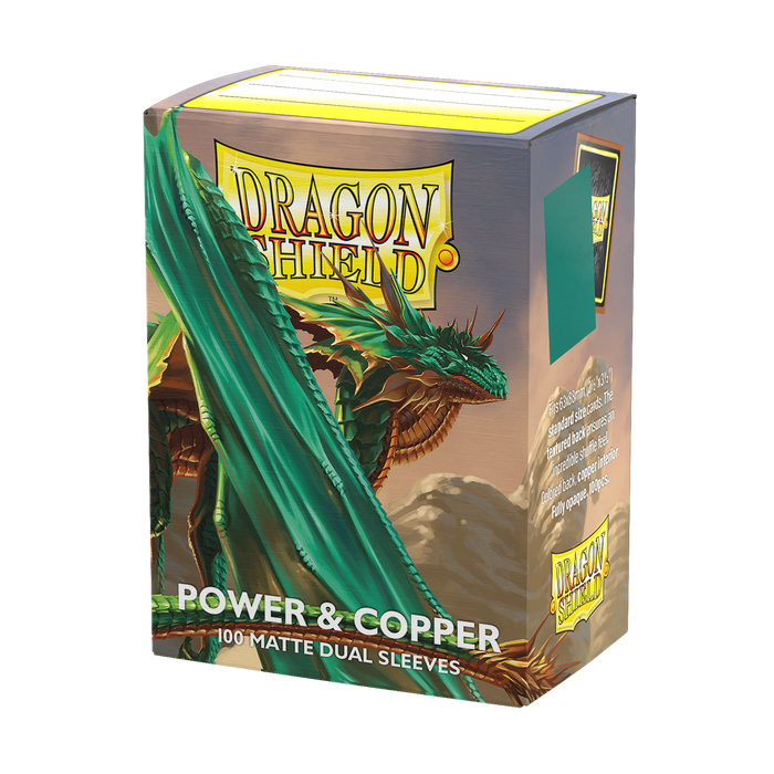 Dragon Shield: Standard 100ct Sleeves - Power/Copper (Dual Matte)