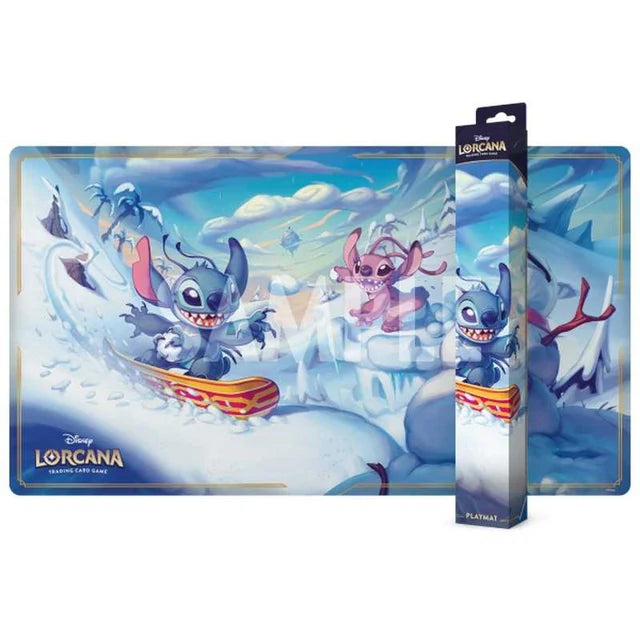 Disney Lorcana: Hyperia City - Stitch and Angel Playmat - Click and Collect Only