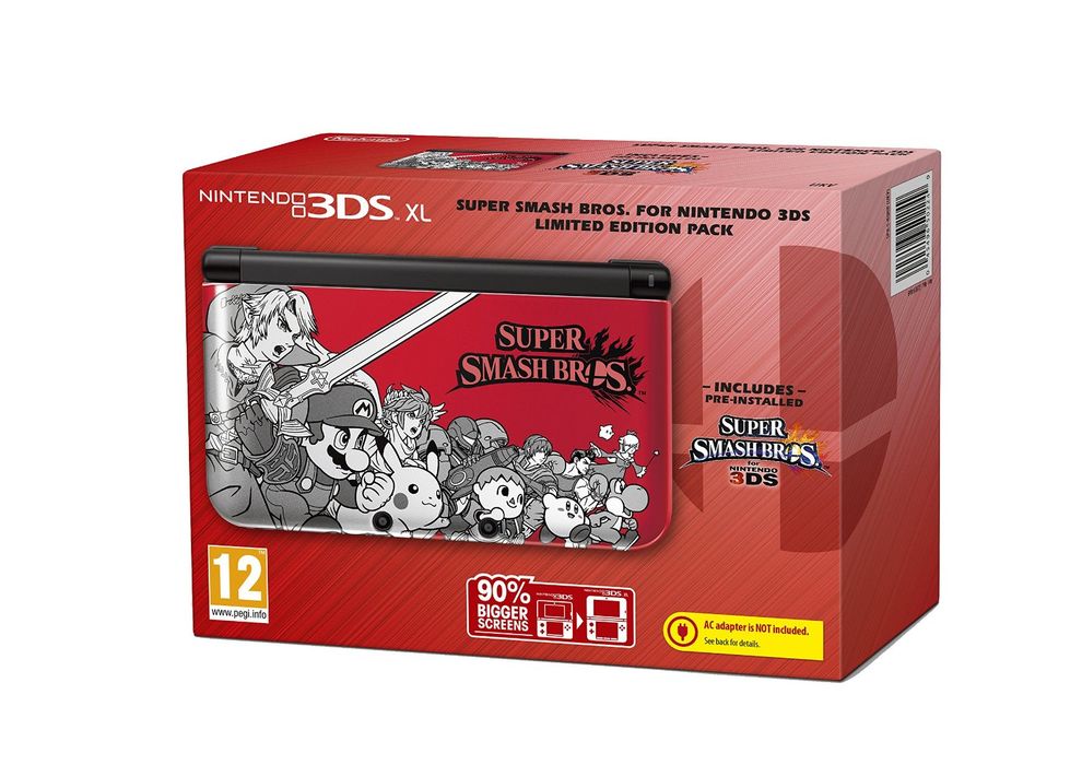 3DS XL Super Smash Bros Console Boxed Preowned - No Game | Yard's Games Ltd