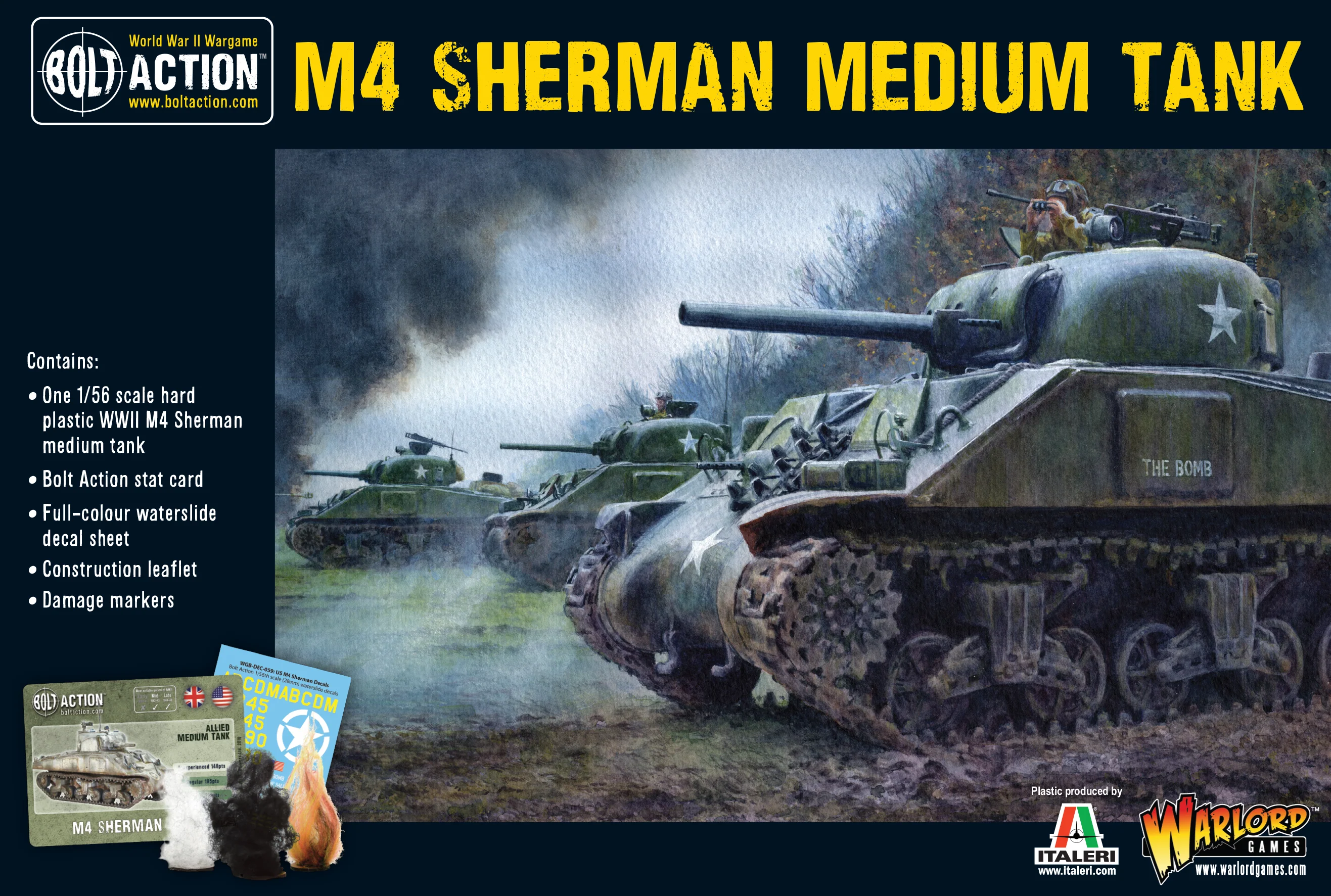 Bolt Action: M4 Sherman Medium Tank [New] | Yard's Games Ltd