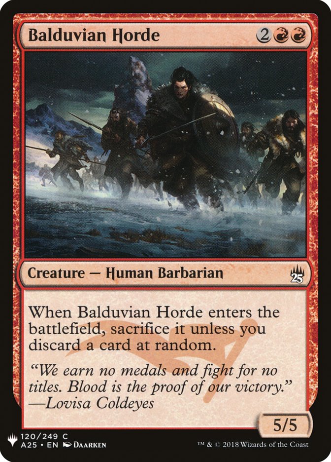 Balduvian Horde [Mystery Booster] | Yard's Games Ltd
