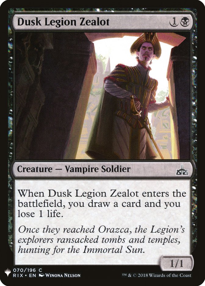 Dusk Legion Zealot [Mystery Booster] | Yard's Games Ltd