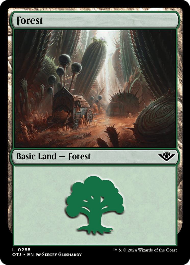 Forest (0285) [Outlaws of Thunder Junction] | Yard's Games Ltd