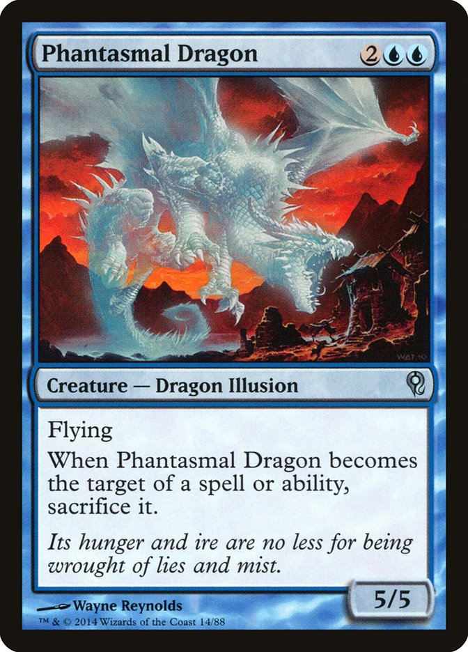 Phantasmal Dragon [Duel Decks: Jace vs. Vraska] | Yard's Games Ltd