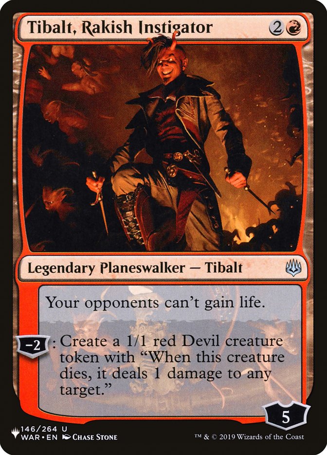 Tibalt, Rakish Instigator [The List] | Yard's Games Ltd