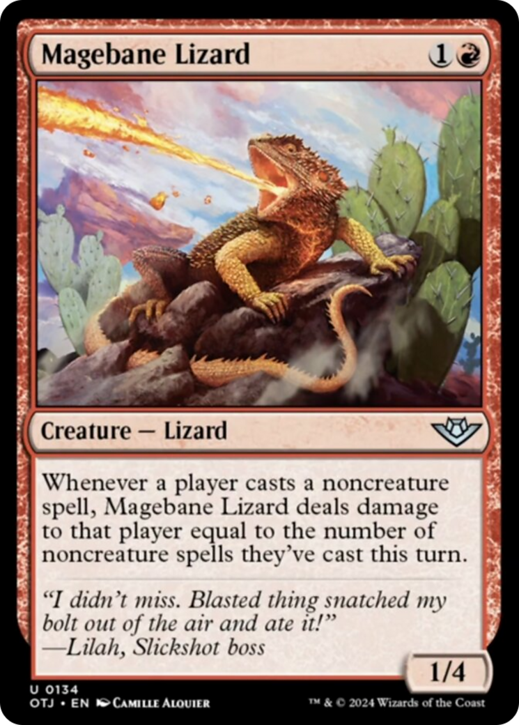 Magebane Lizard [Outlaws of Thunder Junction] | Yard's Games Ltd