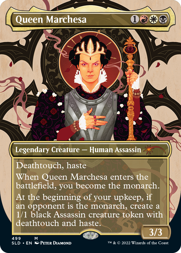 Queen Marchesa (Borderless) [Secret Lair Drop Series] | Yard's Games Ltd