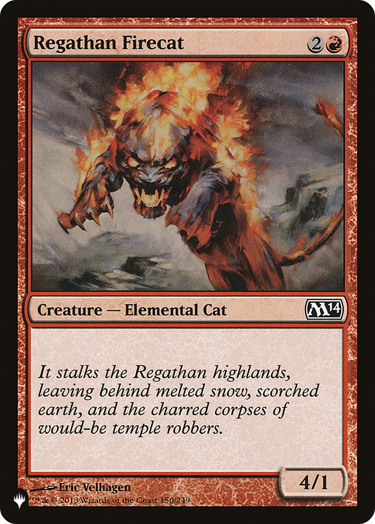 Regathan Firecat [The List] | Yard's Games Ltd