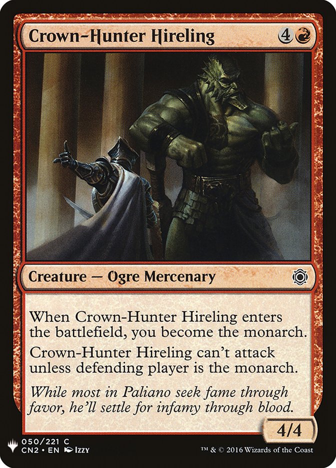 Crown-Hunter Hireling [Mystery Booster] | Yard's Games Ltd