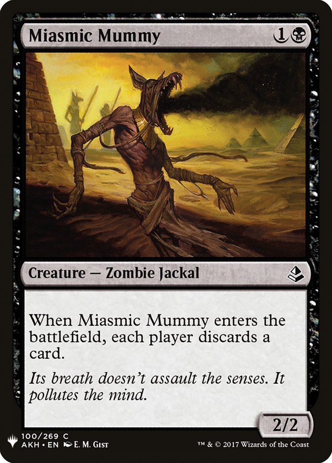 Miasmic Mummy [Mystery Booster] | Yard's Games Ltd