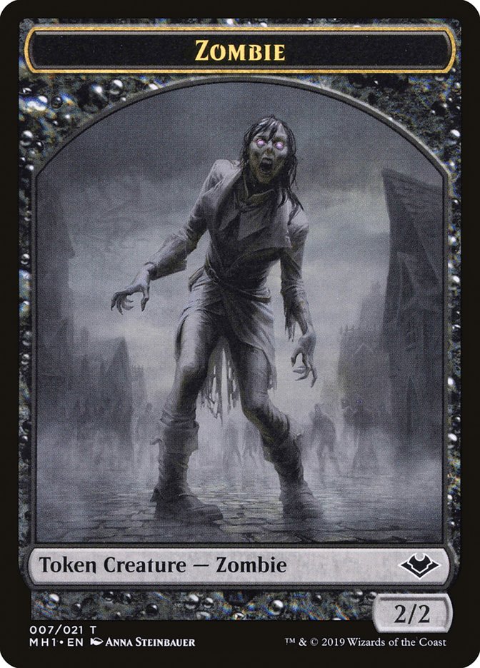 Zombie Token [Modern Horizons Tokens] | Yard's Games Ltd