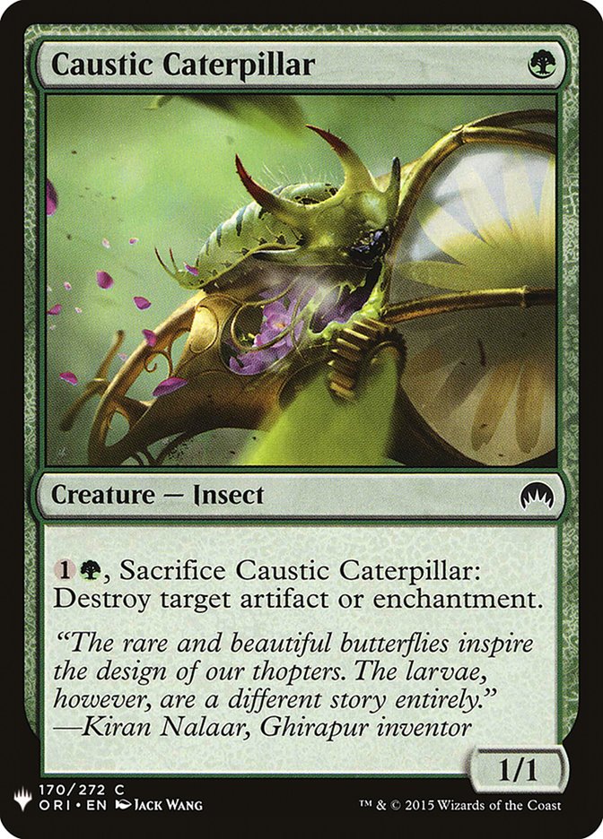 Caustic Caterpillar [Mystery Booster] | Yard's Games Ltd