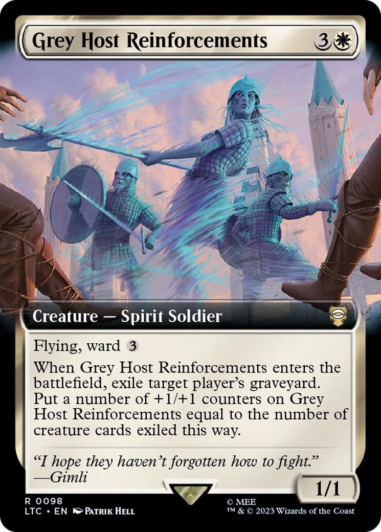 Grey Host Reinforcements (Extended Art) [The Lord of the Rings: Tales of Middle-Earth Commander] | Yard's Games Ltd