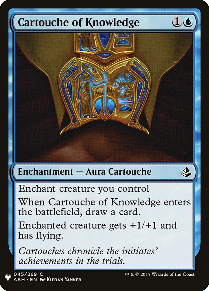 Cartouche of Knowledge [Mystery Booster] | Yard's Games Ltd