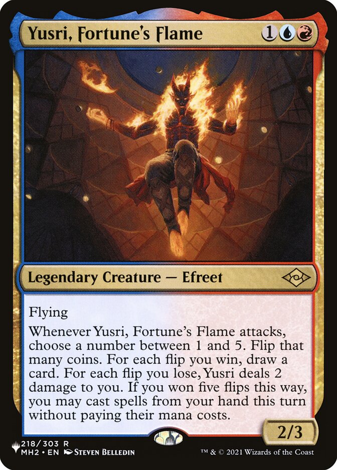 Yusri, Fortune's Flame [Secret Lair: Heads I Win, Tails You Lose] | Yard's Games Ltd