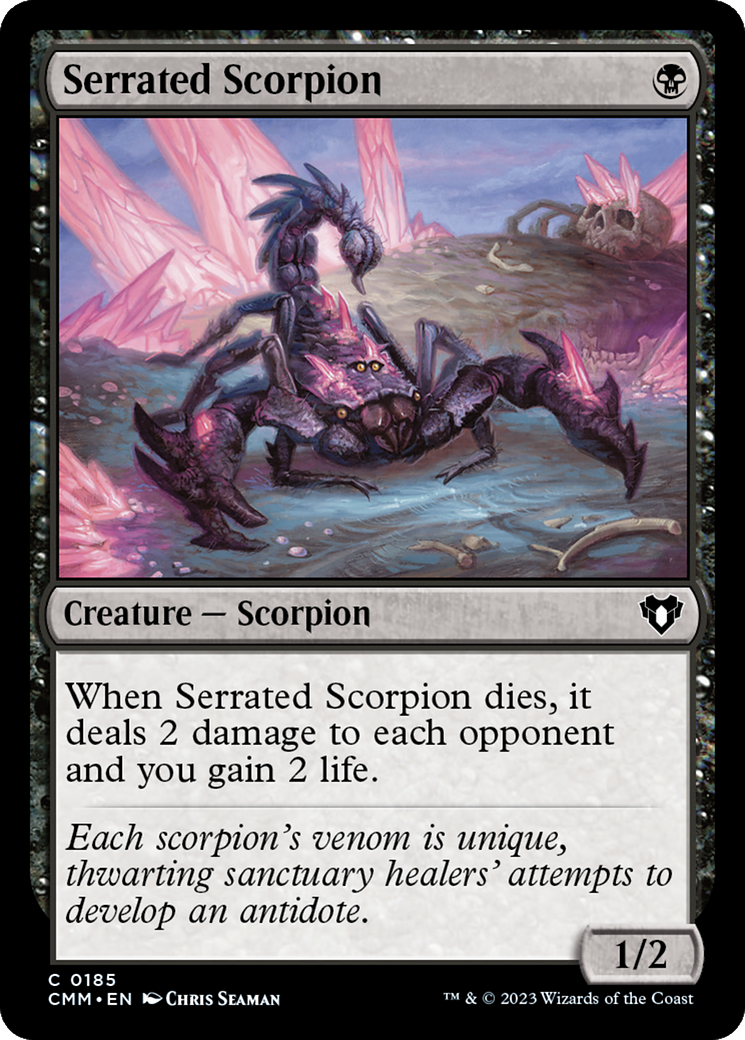 Serrated Scorpion [Commander Masters] | Yard's Games Ltd