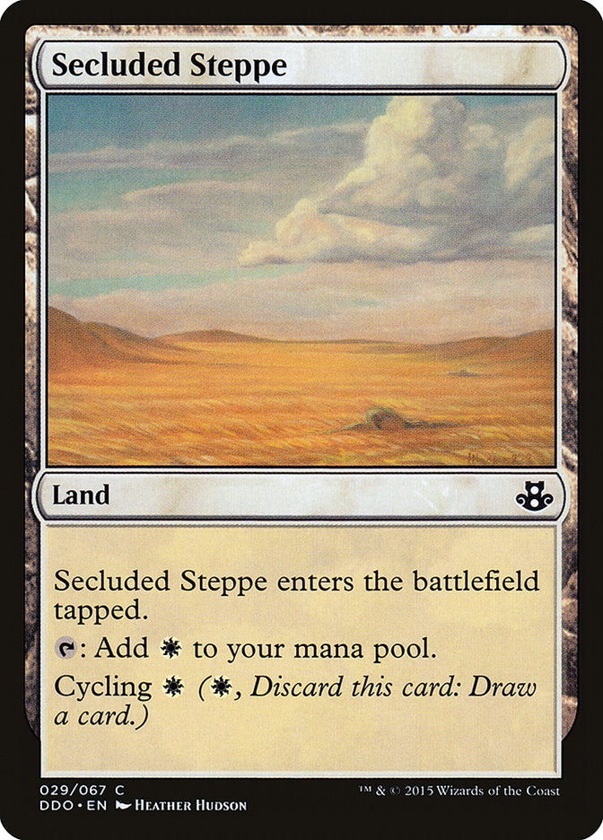 Secluded Steppe [Duel Decks: Elspeth vs. Kiora] | Yard's Games Ltd