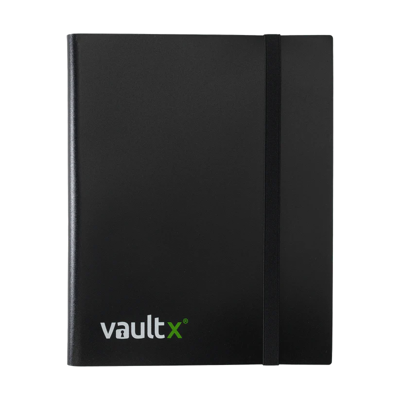 Vault X - 9-Pocket Strap Binder - Black | Yard's Games Ltd