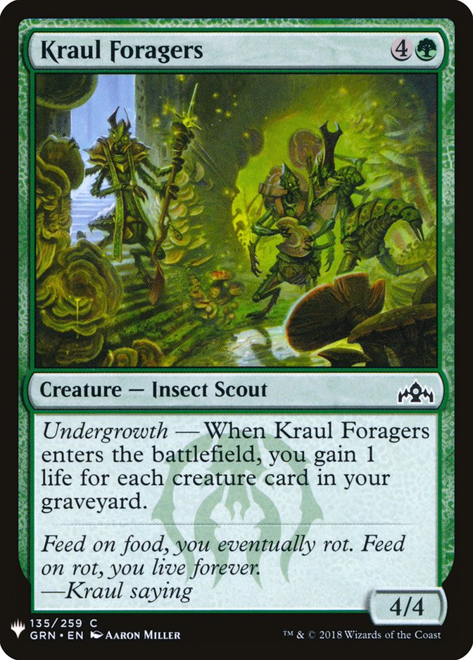 Kraul Foragers [Mystery Booster] | Yard's Games Ltd