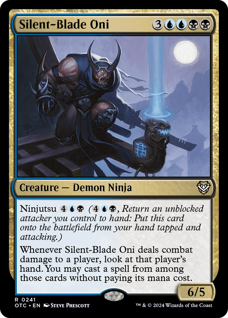 Silent-Blade Oni [Outlaws of Thunder Junction Commander] | Yard's Games Ltd