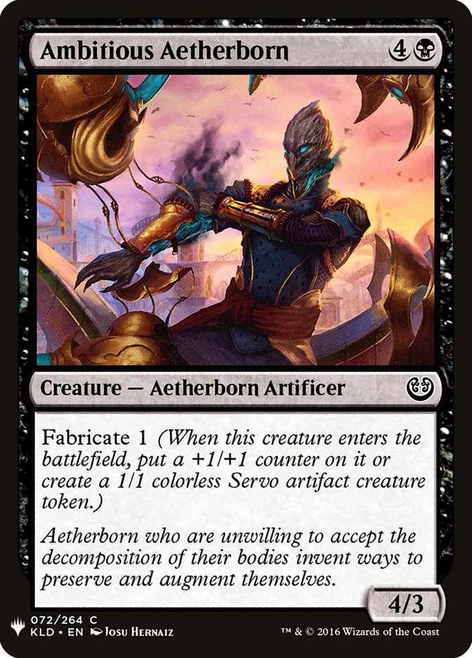 Ambitious Aetherborn [Mystery Booster] | Yard's Games Ltd