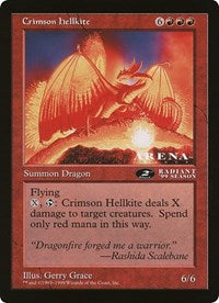 Crimson Hellkite (Oversized) [Oversize Cards] | Yard's Games Ltd