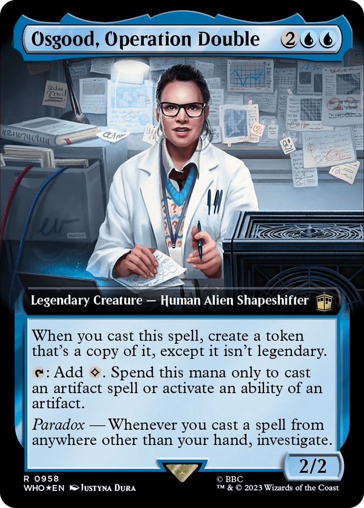 Osgood, Operation Double (Extended Art) (Surge Foil) [Doctor Who] | Yard's Games Ltd