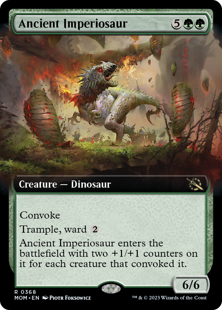 Ancient Imperiosaur (Extended Art) [March of the Machine] | Yard's Games Ltd