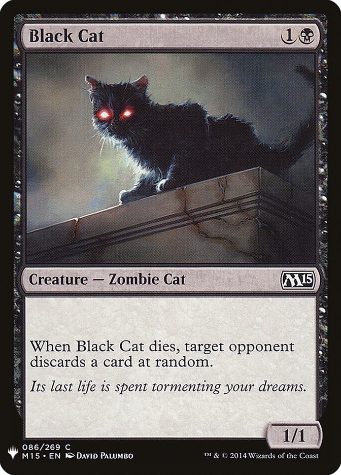 Black Cat [Mystery Booster] | Yard's Games Ltd