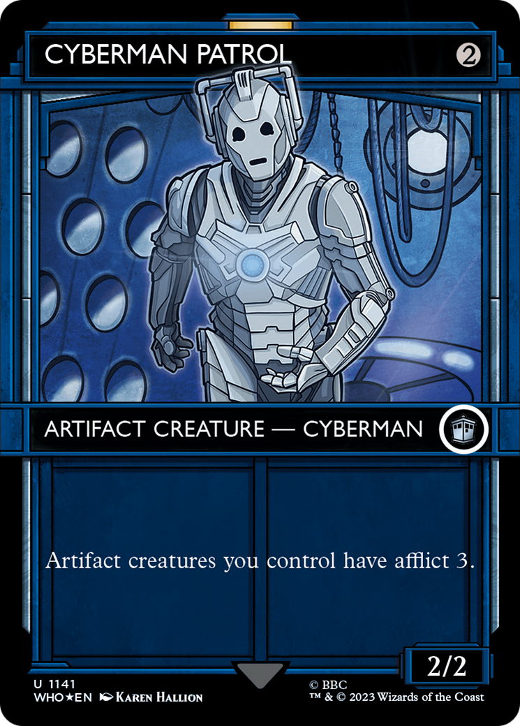 Cyberman Patrol (Showcase) (Surge Foil) [Doctor Who] | Yard's Games Ltd