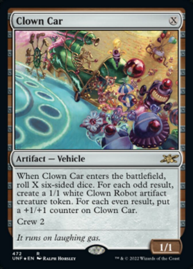 Clown Car (Galaxy Foil) [Unfinity] | Yard's Games Ltd